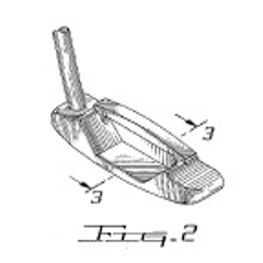 Golf Putters Patent Drawings from the CD-ROM